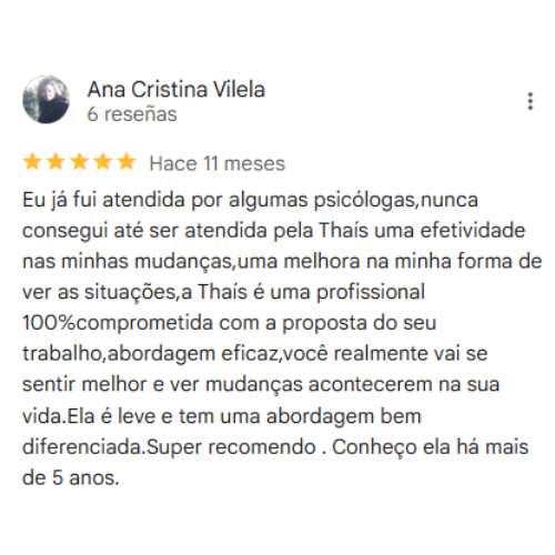 Depoimento da terapeuta de casal Thais Barbi
