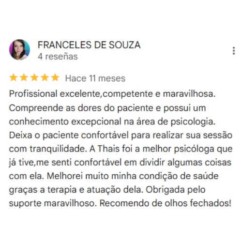 Depoimento da terapeuta de relacionamentos Thais Barbi