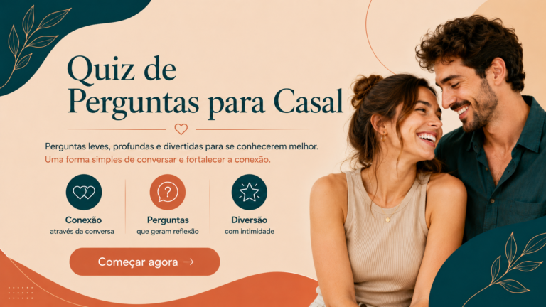 Quiz de perguntas para casal
