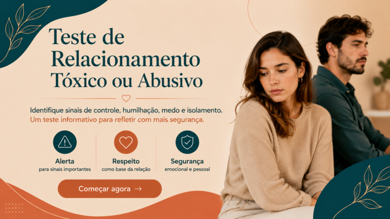 teste de relacionamento toxico